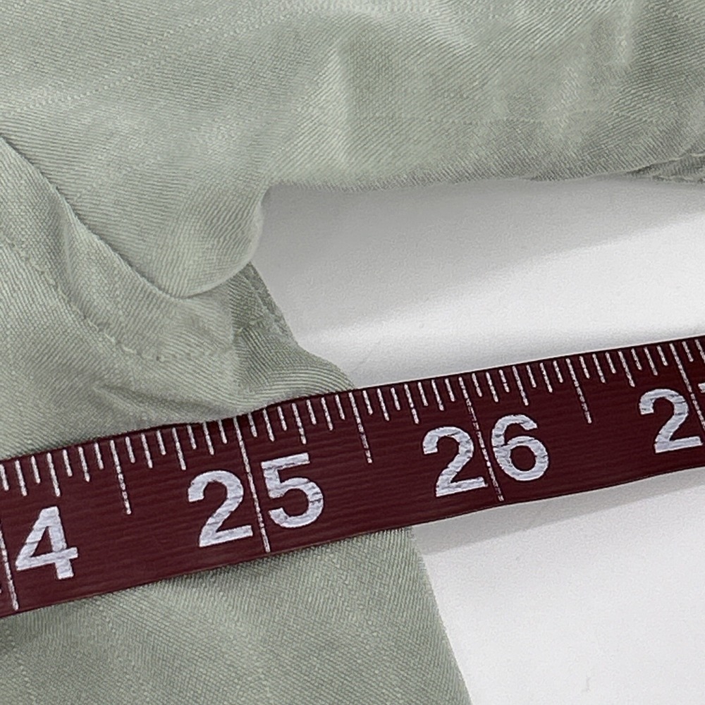 Bamboo Cay Shirt Men XL Sage Green Embroidered Button Up Short Sleeve Palm Trees - Picture 10 of 10